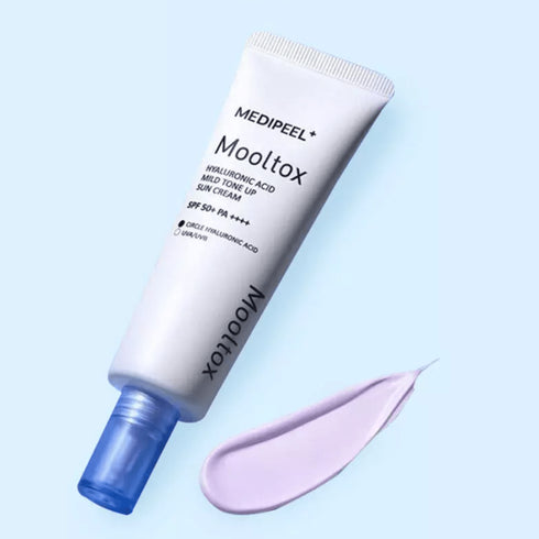 Hyaluronic Acid Mooltox Mild Tone Up Sun Cream, SPF50+/PA++++ - WowSkin Romania